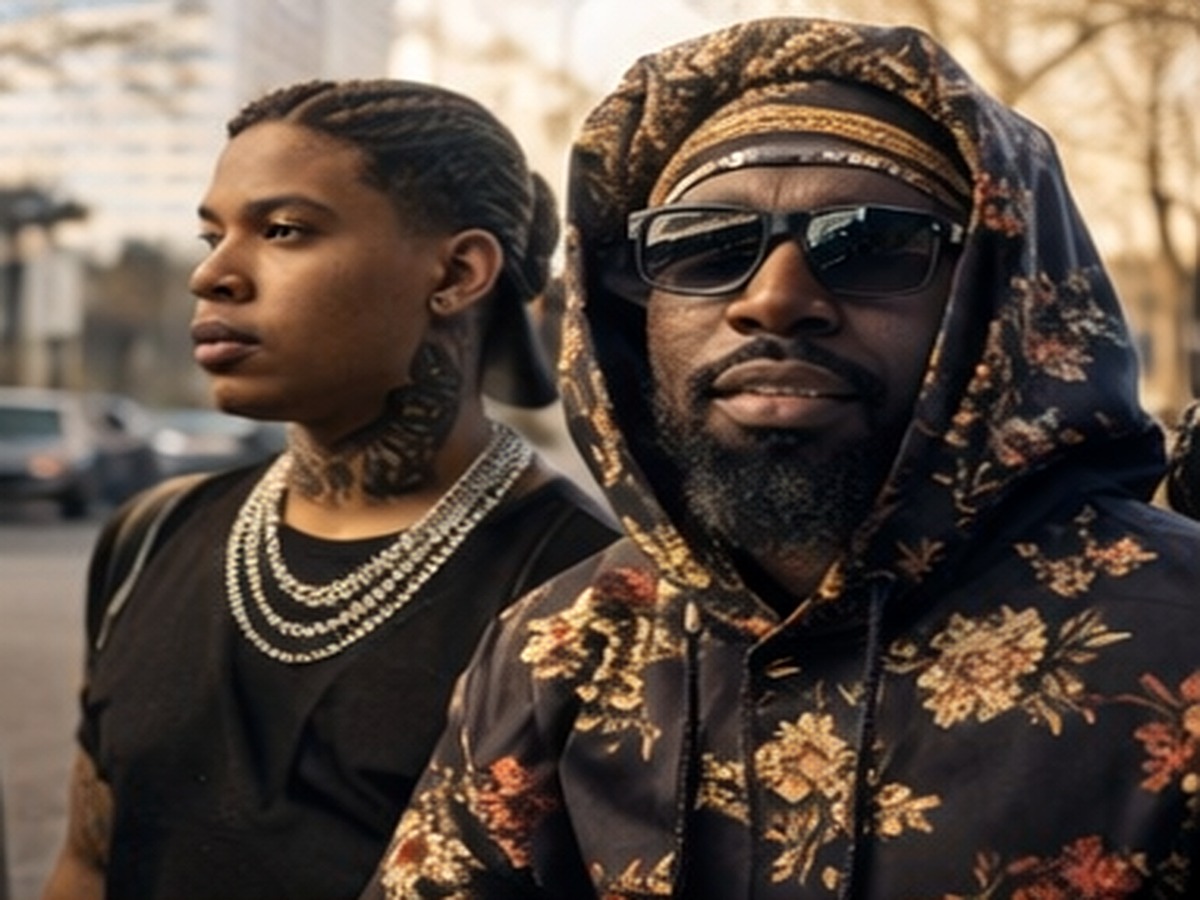 Editorial image of Yasheen Vickers standing alongside another person in an outdoor setting.